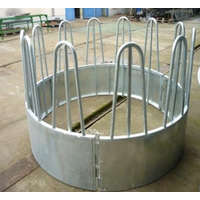 Szarvasmarha körbála etető 12 férőhelyes, tüzihorganyzott kivitel, átmérő: 2,2 m erősített