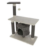 Jade Darklight macskafa, 70x35x96 cm, fehér/szürke