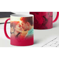 Fényképes Bögre - Varázsbögre - Piros - 3dl