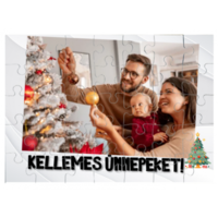 Egyedi fényképes puzzle 35dbos - Karácsony - Kellemes ünnepeke