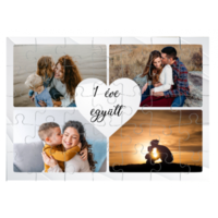 Egyedi fényképes puzzle 35dbos - Szerelem - Kollázs