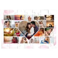 Egyedi fényképes puzzle 35dbos - Szerelem - Szerelmes színek