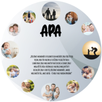 Fényképes óra - 20 cm - Apáknapja