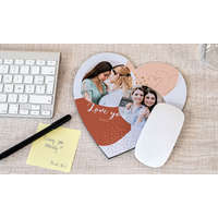 Fényképes egérpad szív