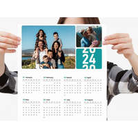 Fényképes naptár A3 méret 2025 - Egy lapos (Éves)