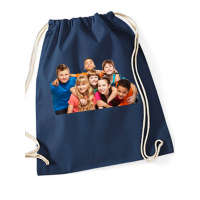 Fényképes tornazsák - Kék