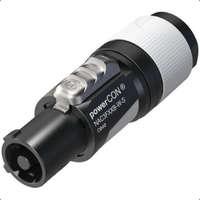 Neutrik Neutrik NAC3FXXB-W-S powerCON lengő hálózati kimenet, szürke, 6-12 mm átmérőjű kábelhez