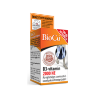 BioCo BioCo D3 2000NE Vitamin tabletta 100db