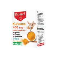 Dr. Herz Dr. Herz Kurkuma + C-vitamin + Szerves Cink 60 db kapszula