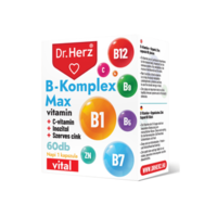 Dr. Herz Dr.Herz B-Komplex Max+C-vitamin+Inozitol+Szerves Cink 60db kapszula