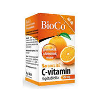 BioCo BioCo Narancs ízű C vitamin 500mg rágótableta 60db