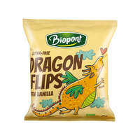 Biopont Kft. Dragon Flips BIO Kukorica snack (valódi vaníliával) 25 g