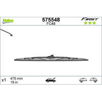 VALEO VALEO FIRST 48 cm ablaktörlő lapát
