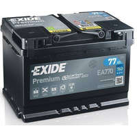 EXIDE EXIDE PREMIUM EA770 akkumulátor (12V 77Ah 760A J+)