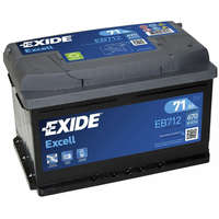 EXIDE EXIDE EXCELL EB712 akkumulátor (12V 71Ah 670A J+)