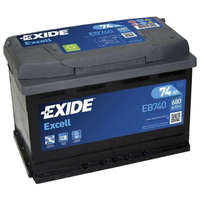 EXIDE EXIDE EXCELL EB740 akkumulátor (12V 74Ah 680A J+)