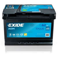 EXIDE EXIDE PREMIUM EK620 AGM akkumulátor (12V 62Ah 680A J+)