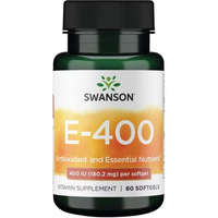 Swanson Swanson E-400 vitamin 180mg 60 kapszula d-alfa-tokoferol-acetát