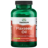 Swanson Swanson Flaxseed Oil 1000mg (Organikus lenmagolaj) 100 kapszula