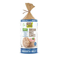 Rice Up Rice Up Szelet köles & amaránt 120g puffasztott teljes kiőrlésű barna rizs