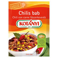  Kotányi Mesterkonyhák chilis bab chili con carne fűszerkeverék 25 g
