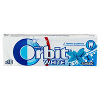  Orbit White Classic mentaízű cukormentes rágógumi édesítőszerrel 14 g