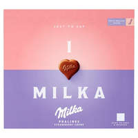  Milka I love Milka alpesi tejcsokoládé praliné epres töltelékkel 20 db 110 g