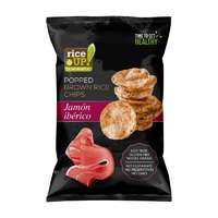  RiceUp! Eat Smart teljes kiőrlésű barna rizs chips Ibériai sonka ízesítéssel 60 g