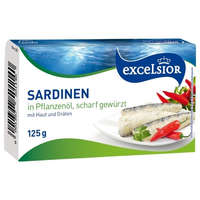  Excelsior csípős szardínia növényi olajban 125 g