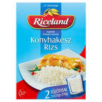  Riceland "A" minőségű hántolt, hosszú szemű, Konyhakész rizs 2 x 125 g (250 g)
