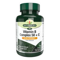 Natures Aid Natures Aid B-50 Complex+C vitamin tabletta 30 db