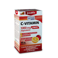 Jutavit JutaVit C-vitamin 1000mg Forte rágótabletta+D3+csipkeb.kivonat 60x (narancs)
