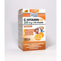Jutavit JutaVit C-vitamin 200mg+D3 narancs ízű rágótabletta 100x