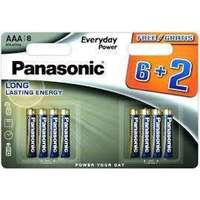 Panasonic Panasonic LR03 EP-8 Everyday Power AAA/LR03 (mikro) tartós alkáli elem (8db/csomag)