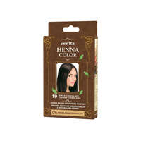 Venita Henna alapú természetes hajszínező por 19 fekete csokoládé 25g