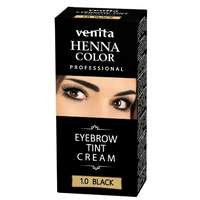Venita Henna 1.0 fekete tartós szempilla és szemöldök krémfesték 15g