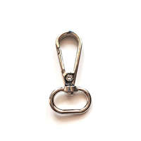 Fém karabiner, kicsi - nikkel 1db