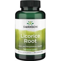 Swanson Swanson Licorice Root 450mg 100 kapszula (Édesgyökér)