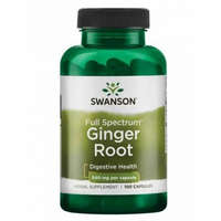 Swanson Swanson Ginger Root (Gyömbér gyökér) 540 mg 100 kapszula