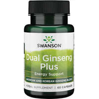 Swanson Swanson Dual Ginseng Plus 60 kapszula