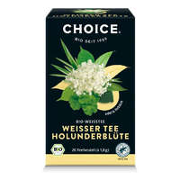 CHOICE BIO CHOICE® Fehér tea bodzavirággal 36g Weisser tee holunderblüte 20 filter