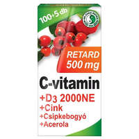 Dr. Chen Dr. Chen C-vitamin 500mg + D3 + Cink + Csipkebogyó + Acerola 105db Retard tabl.
