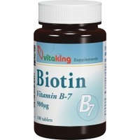 Vitaking Kft. Vitaking Biotin 900mcg B-7 (100) tabletta