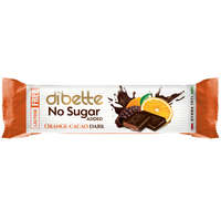  Dibette nas narancs ízű kakaós krémmel töltött étcsokoládé szelet hozzáadott cukor nélkül, édesítőszerekkel 22 g