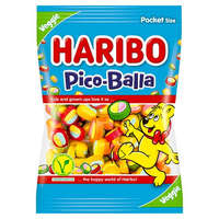  Haribo Veggie Pico-Balla gyümölcsízű gumicukorka 85 g