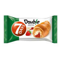  7 Days Double Max croissant vanília ízű és eper töltelékkel 80 g