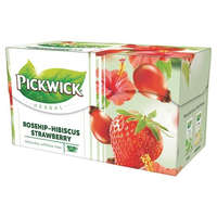  Pickwick Herbal Goodness eperízű csipkebogyó tea hibiszkusszal, eperdarabokkal 20 filter 50 g