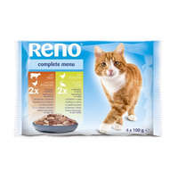  Reno Alutasakos teljes értékű macskaeledel vegyes ízben 4 x 100 g