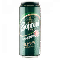 Soproni 1895 minőségi világos sör 5% 500 ml