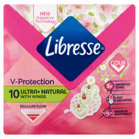  Libresse Ultra+ Natural egészségügyi betét aloe vera kivonattal 10 db